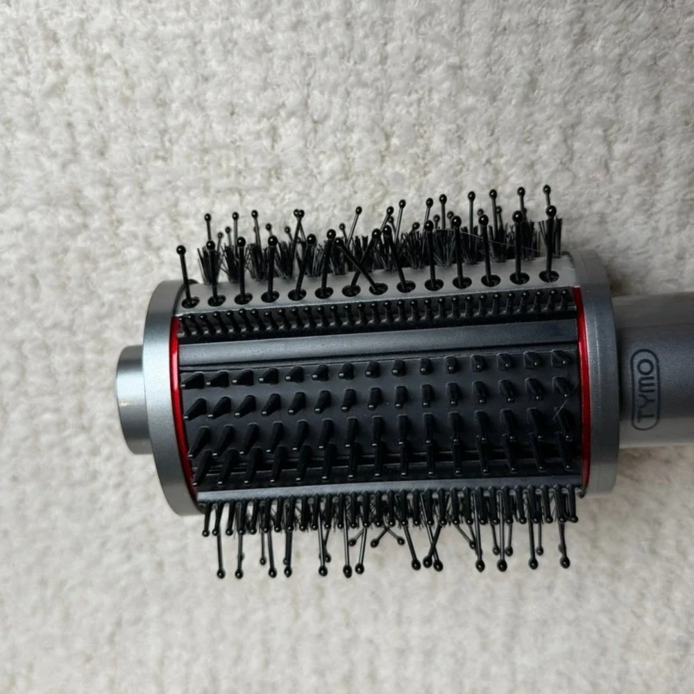 TYMO Hot Air Brush Volumizer Hair Dryer Styler Silver HC303B 1100W WORKS!